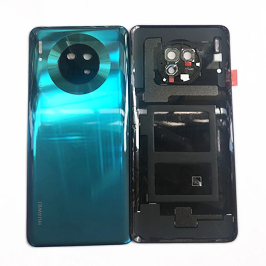 Mate30 Original Back glass Cover For Huawei Mate 30 TAS-L29, Back Door Replacement Hard Battery Case, Rear Housing Cover