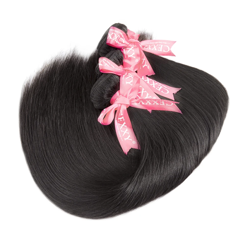 Cexxy, перуанские пряди для волос с закрытием, прямые пряди для волос с закрытием, волнистые пряди, 30 дюймов, пряди