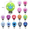 BOBO.BOX 2pc Pacifier Clip Holder Silicone Beads Mickey Heart Star Baby Teething Accessories Soother Chew Toy Pacifier Holder 5