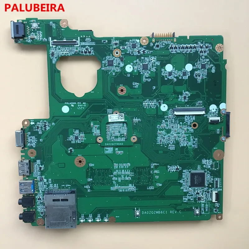 PALUBEIRA для ACER E1-421, материнская плата для ноутбука DA0ZQZMB6C1, материнская плата с процессором, протестированная на, полностью работает