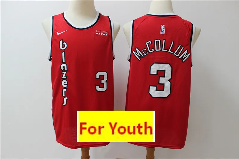 2 Сезон Молодежный baskeball Портленд#0 Damian Lillard#3 c. J. McCollum детская Майки - Цвет: 2