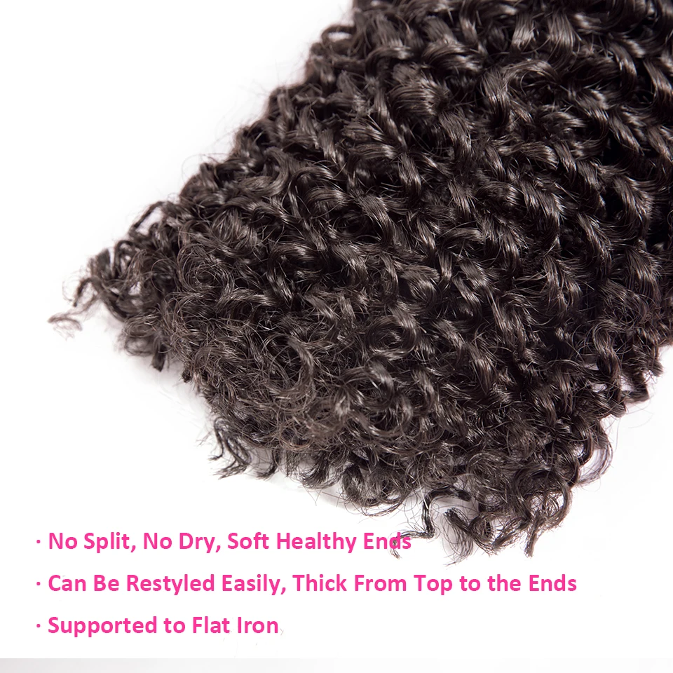 [CEXXY] OneCut волосы курчавые "-30 дюймов P бразильские виргинские волосы натуральный Цвет человеческие волосы пучки 1/3/4 шт. пучки волос