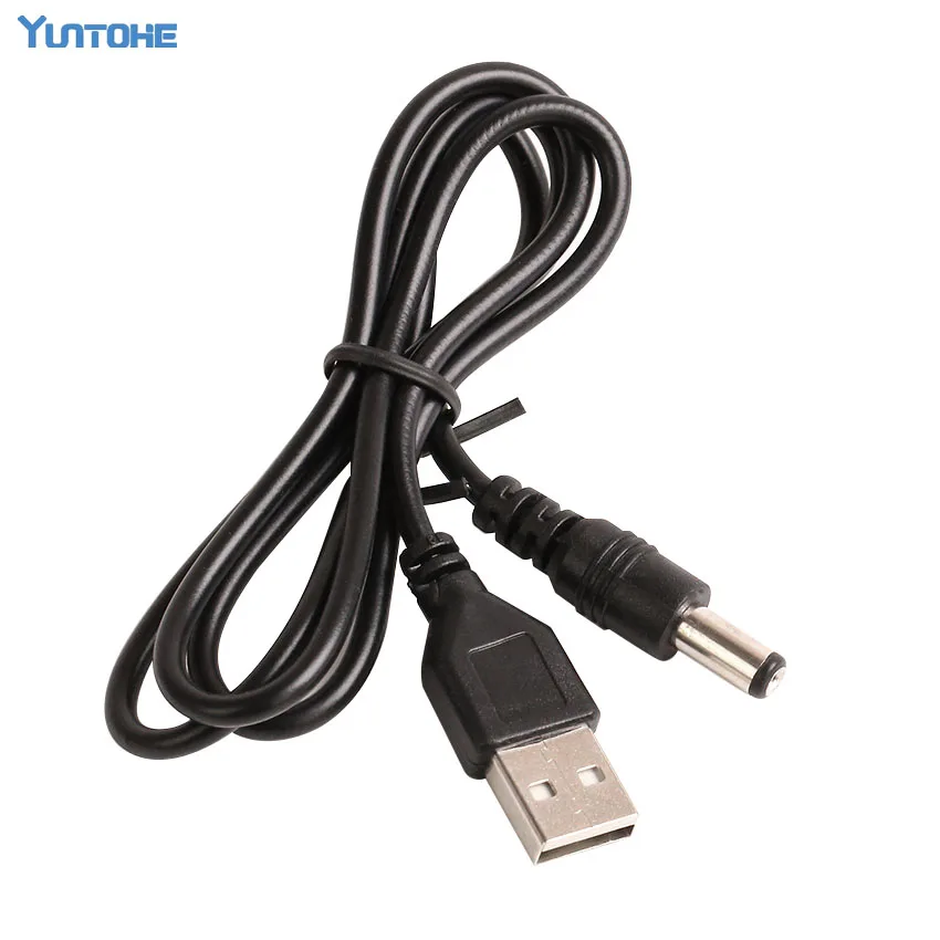 500 шт/лот 60 см USB штекер до 3,5 мм DC баррель Джек Кабель питания AC вилка переходный разъем зарядное устройство конвертер