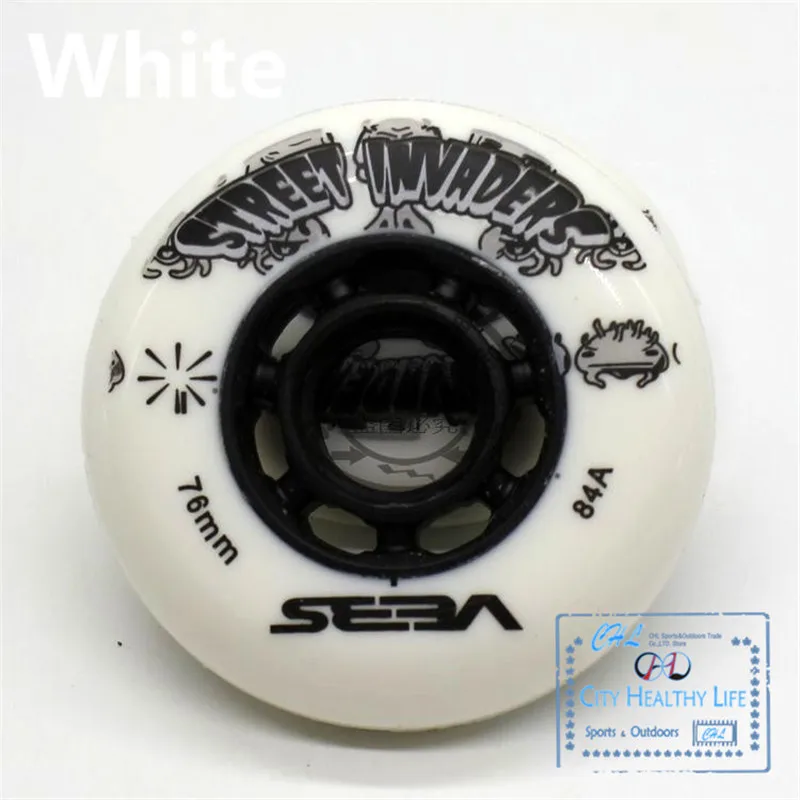 Roller Skating Wheels 4 pcs/lot Street Invaders Slalom FSK Inline Skate Wheels For SEBA HV