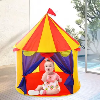 

Princess Castle Play Tent Kids Foldable Pop Up Rainbow Play Tent House Toy For Children Indoor Outdoor Beach Tent Baby Play Toys