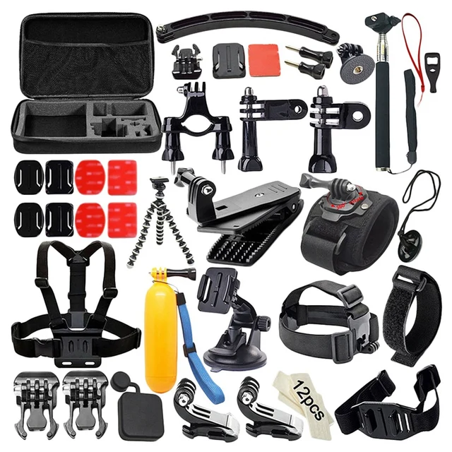 US $24.36 JABS Hot For Gopro7 6 5 4 3+ Sports Camera 53-In-1 Combination Accessory Set Compatible With Sjcam 