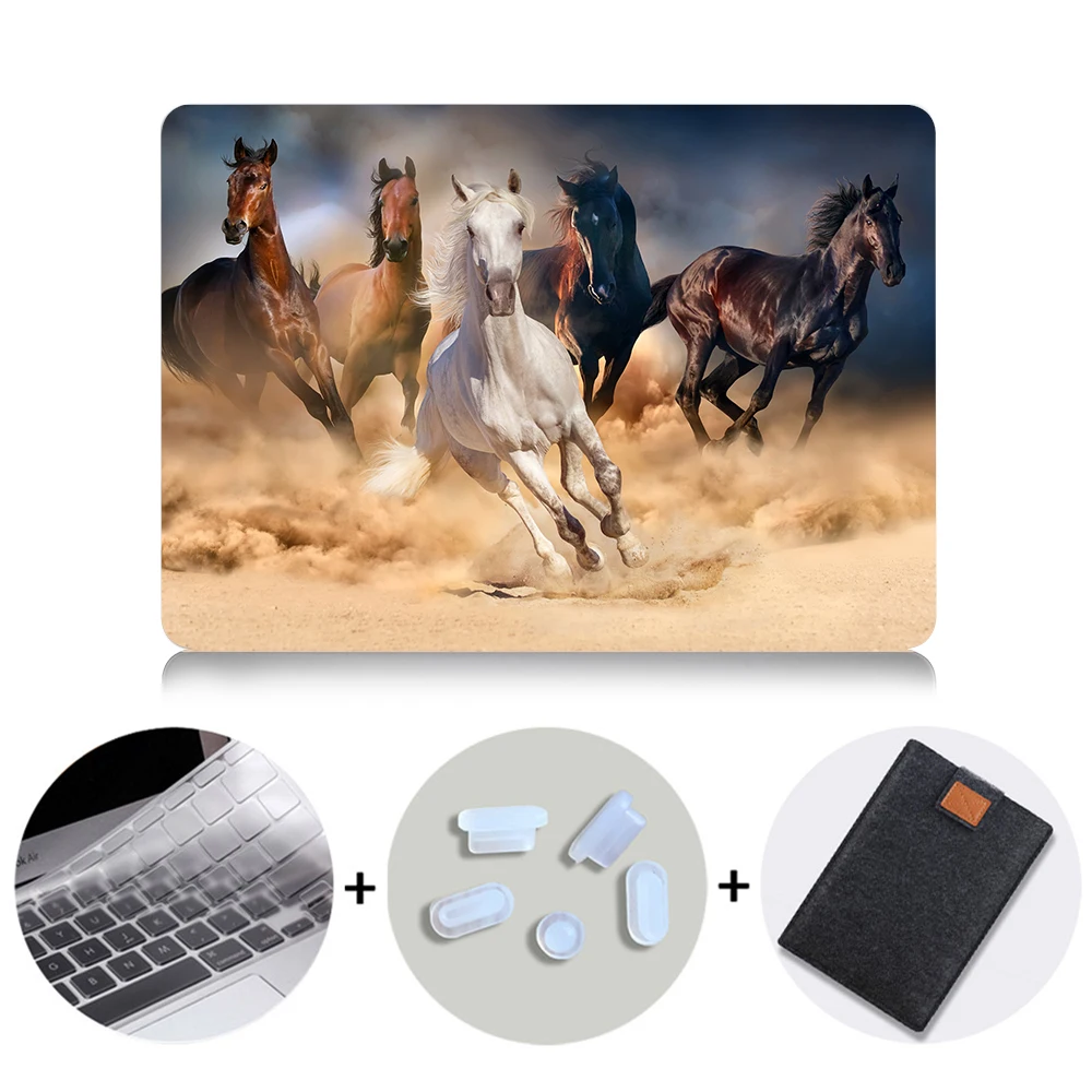 MB10 MTT чехол с милым котом и собакой для Macbook Air 11 13 Pro retina 13 15 с сенсорной панелью для mac book 12 дюймов Сумка для ноутбука с животными - Цвет: MB10