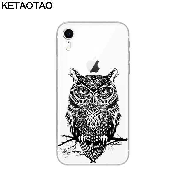 Чехол для телефона KETAOTAO с рисунком животных и любви s для iPhone 4S 5C 5S 6S 7 8 SE 5Plus XR XS Max чехол кристально чистый мягкий TPU чехол s - Цвет: Красный