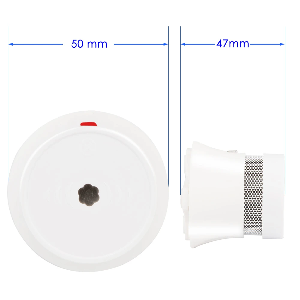 CPVan 10pcs/Lot Smoke Detector CE EN14604 Listed Quality Independent Alarm Detector 5 yr smoke alarm rookmelder fire protection