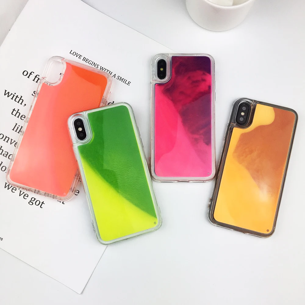 Оболочка мобильного телефона для iPhone 11pro мягкая задняя крышка жидкий силиконовый чехол для телефона неоновый светильник quickstand чехол 11pro