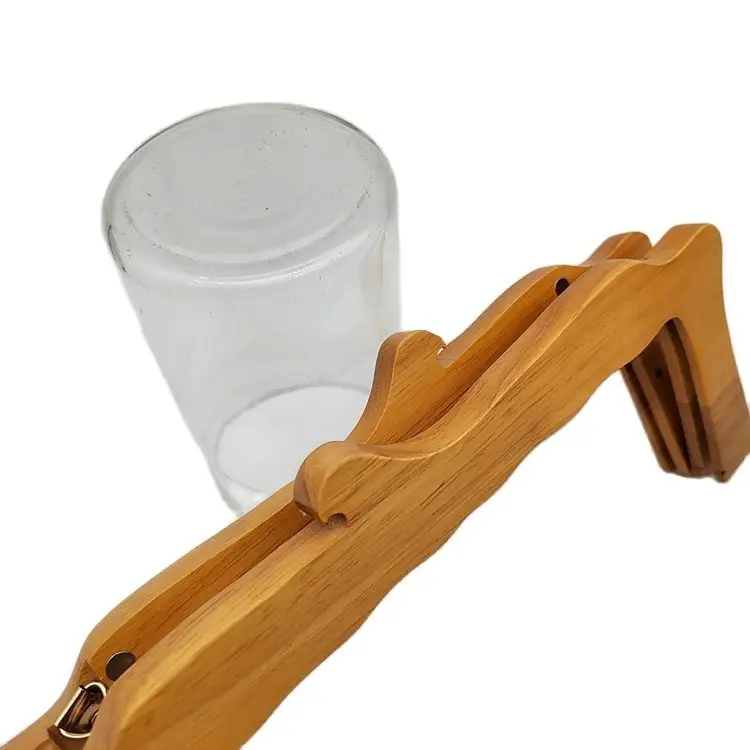 1 Set 25X12 Cm Rectangle Shape Solid Wood Material Wholesale High Quality Fashion Handmade Diy Wooden Purse Frame Obag Handles