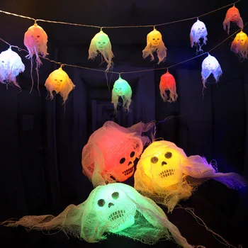 

Halloween Led Skull String Light Horror Skeletons Ghost Decorative Lights Fairy LED Garland Lanterns Garden Party Decoration