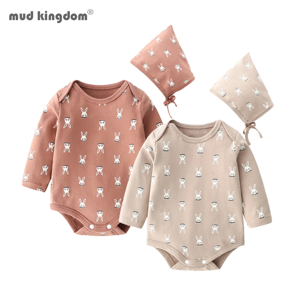 Mudkingdom/комплекты с длинными рукавами для девочек ясельного и дошкольного возраста Детский комбинезон осень