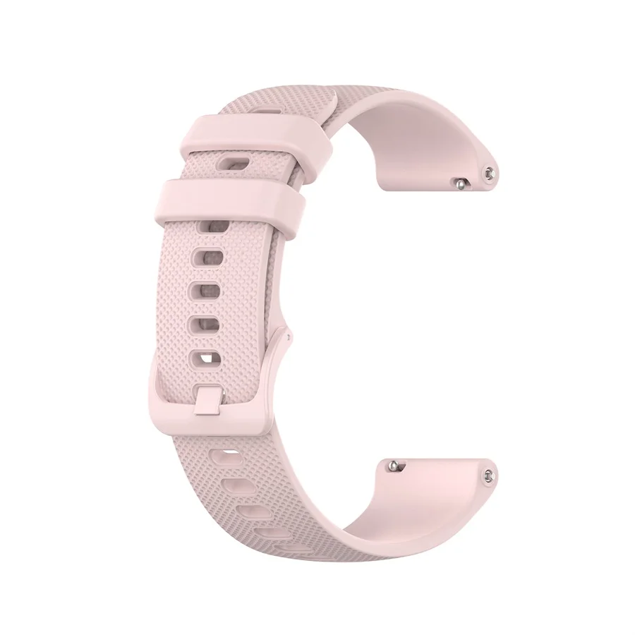 18 20 22 мм спортивный силиконовый ремешок для Garmin Vivoactive4S 4 3 Смарт-часы для Vivoactive 3 4 4S аксессуары для браслетов - Цвет: Розовый