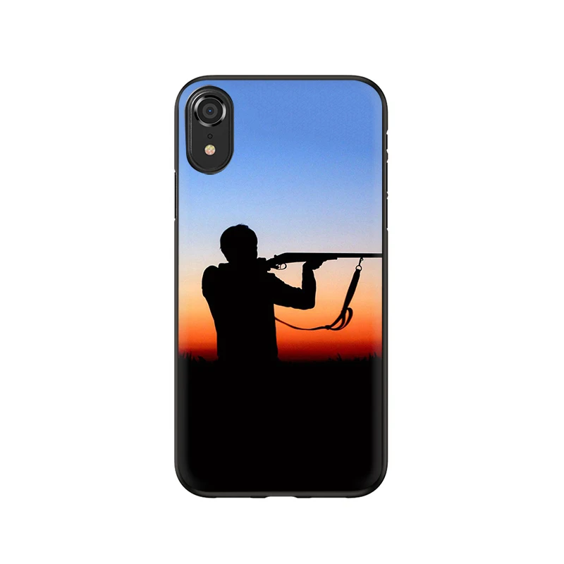 B11 EWAU Hunter Dog hunting Silicone phone case for iphone 5 5s SE 6 6s 7 8 Plus X XR XS 11 Pro Max - Цвет: B11