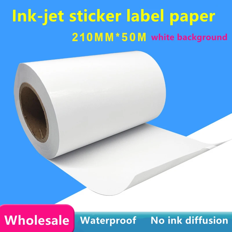 A4 Sticker Label Paper Laser Printer  Paper Stickers Inkjet Printers - 50  Sheets A4 - Aliexpress