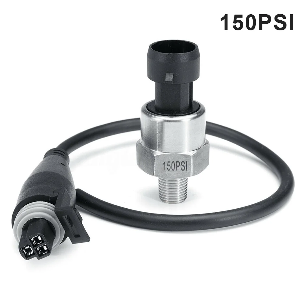 1//8 NPT Thread Stainless Steel Water 100PSI Yosoo Health Gear Pressure Transducer Sender Sensor Fuel Compatible with Oil Air