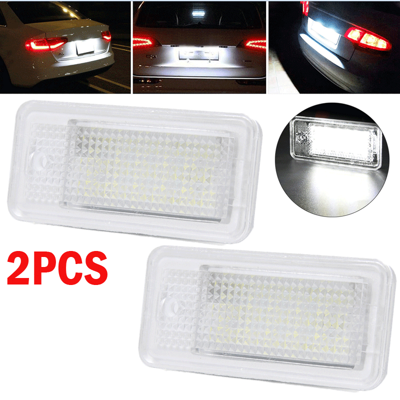 Светодиодный номерной знак светильник SMD Canbus Error Free для Audi A3 A4 A6 A8 Q7