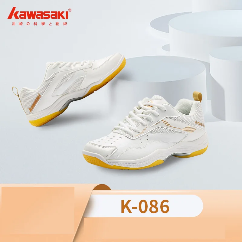 Badminton Shoes Kawasaki Badminton Shoes Breathable Anti-Slippery Sport Shoes for Men Women Sneakers K-086