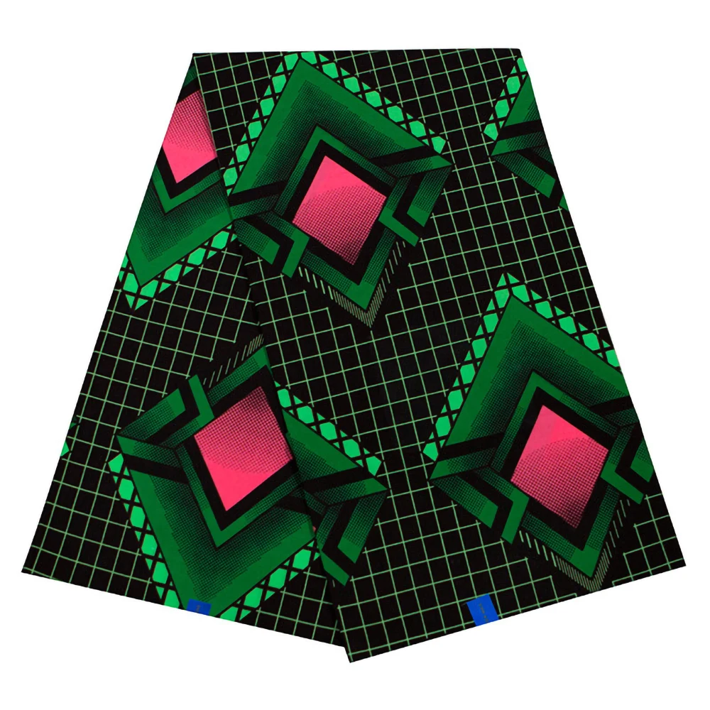 Список Анкара Африканский Хлопок Настоящие Принты Ткань Голландский Воск высокое качество настоящий голландский воск Ткань 6 ярдов - Цвет: As picture