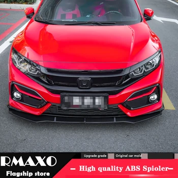 

For Honda Civic Hatchback Body kit spoiler 2020-2021 Civic 2DK ABS Rear lip rear spoiler front Bumper Diffuser Bumpers Protector