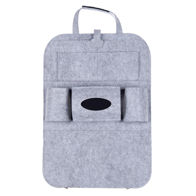 PCS Universal Car Back Seat Storage Bag Organizer Trunk Felt Savings Pockets For Auto SUV Vehicle Interior Hanging Accessories