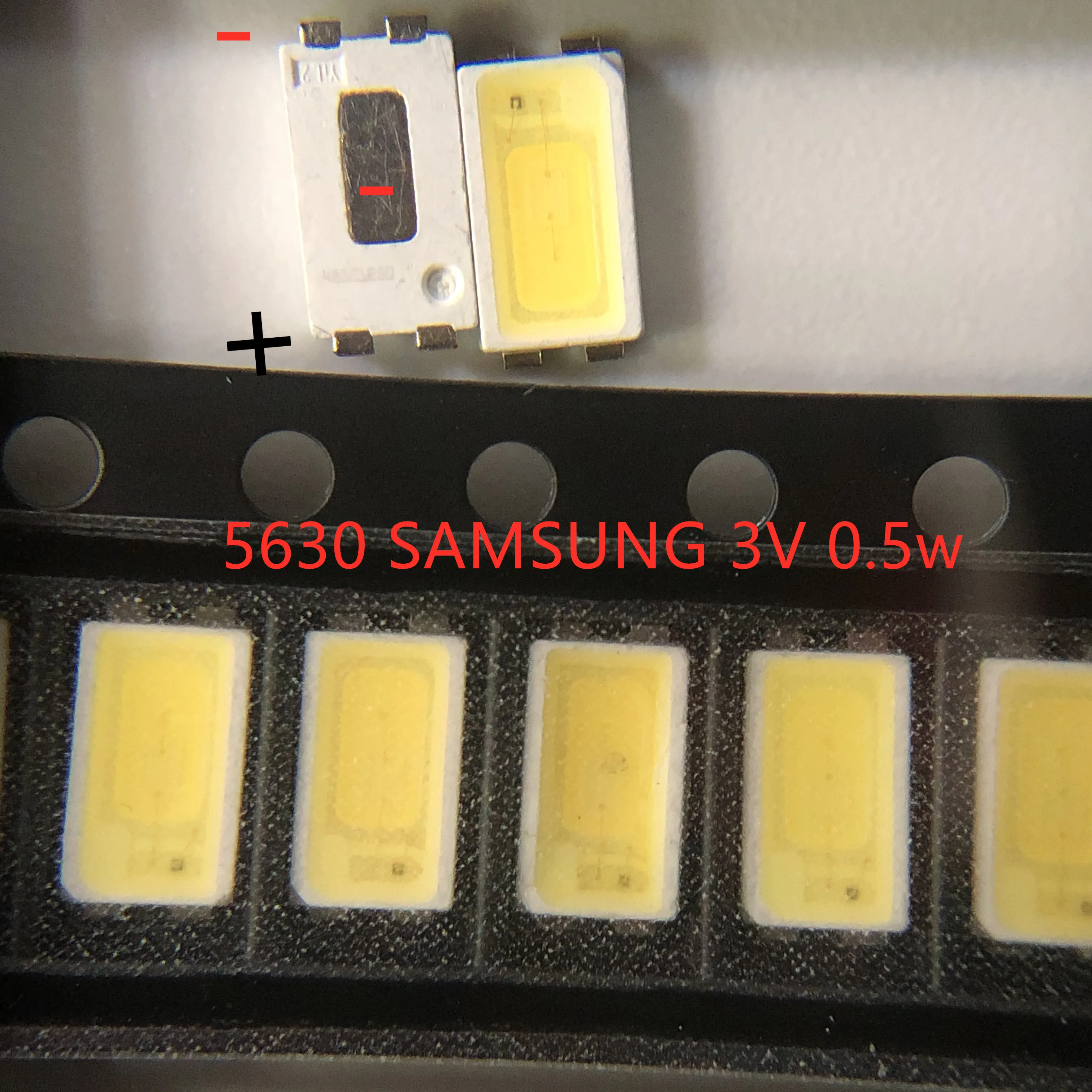 200 шт. светодиодная подсветка 0 5 Вт 3 в 5630 холодный белый для SAMSUNG ЖК ТВ Приложение