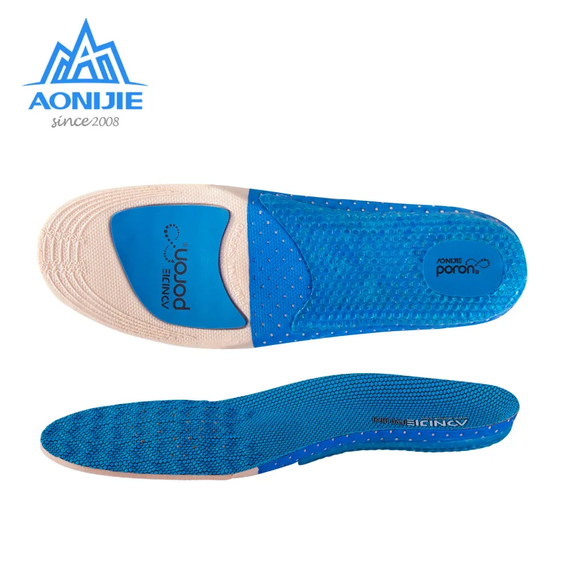 AONIJIE E4902 Full Length Running Shoe Insoles Inserts for Athletic Cushion and Support Arch Comfort Blue | Спорт и развлечения