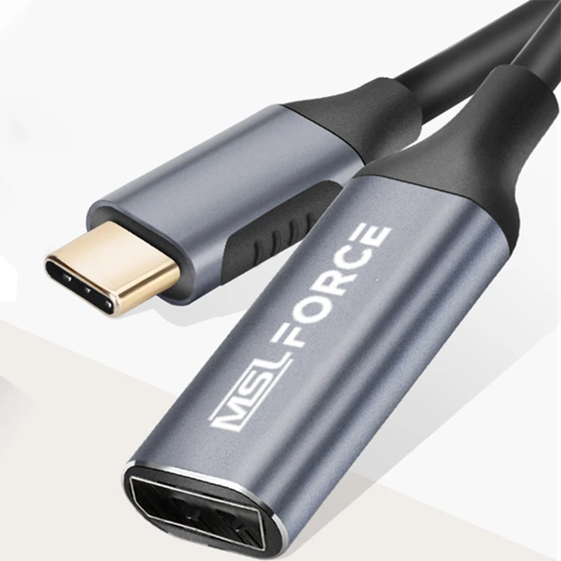 USB type C к DisplayPort кабель 4K @ 60Hz 1080p Thunderbolt 3 UHD внешнее видео для MacBook 2017 Galaxy S9 Huawei