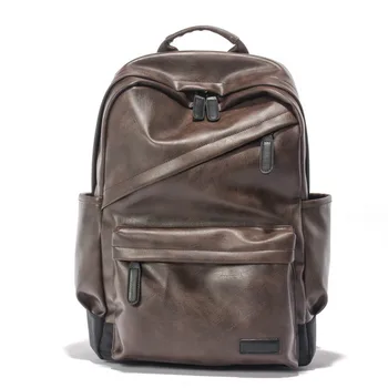 

Shoulder Bag 2019 New Fashion Large-capacity Backpack Trend Casual Retro Travel Double-Shoulder Bag Men's and Woman's