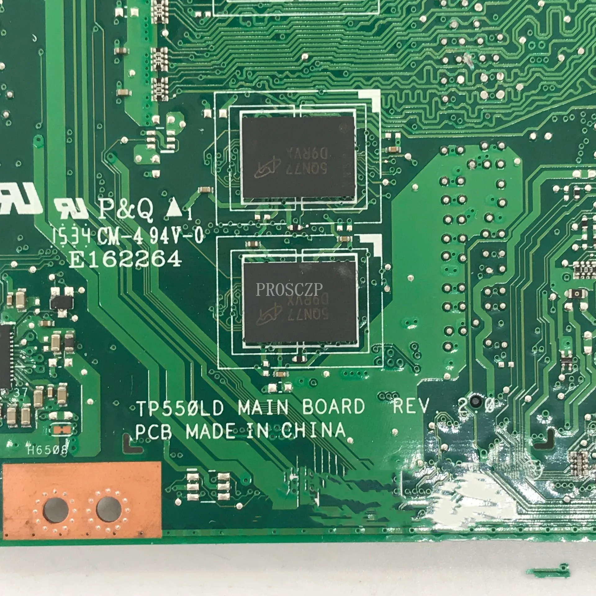 Для TP550LD REV.2.0 Материнская плата ноутбука с SR1KK I3-4005U cpu совместимость