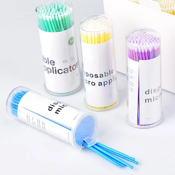 

1/100pcs Disposable Micro Eyelash Brushes Mascara Wands Applicator Wand Lashes Brushes Spoolers EyeLashes Extension Makeup Tools