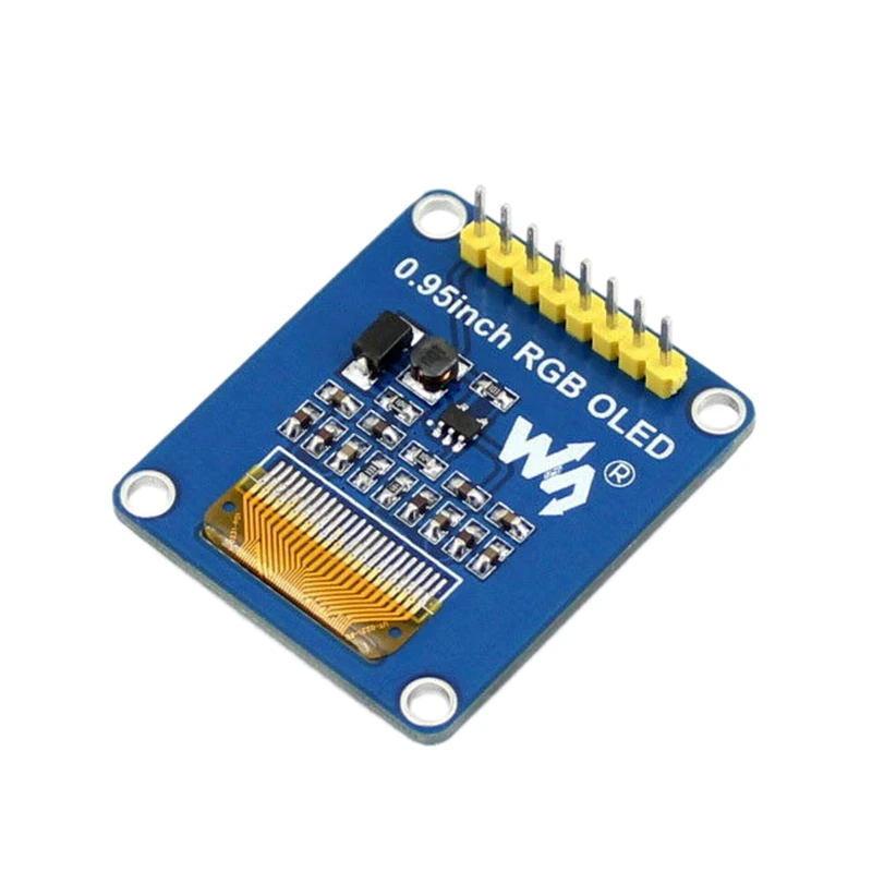 Waveshare 0,95 дюймовый дисплейный модуль OLED RGB(B) модуль с SSD1331 чип драйвера 96x64 Разрешение SPI IEC с прямым/вертикальным Pinheader
