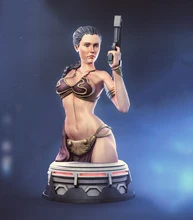 

60mm Resin Model Kits Female Soldier Bust Figure Sculpture Unpaint No Color RW-488