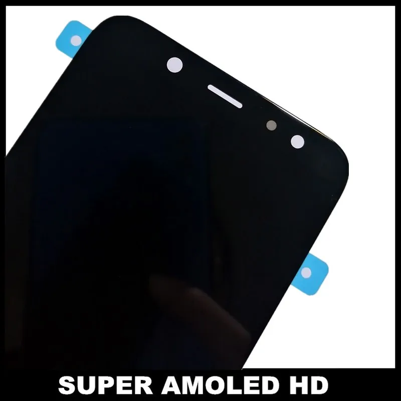 Протестированный супер AMOLED ЖК-дисплей для SAMSUNG A6 A600 A600F A600FN ЖК-экран сенсорный дигитайзер сборка