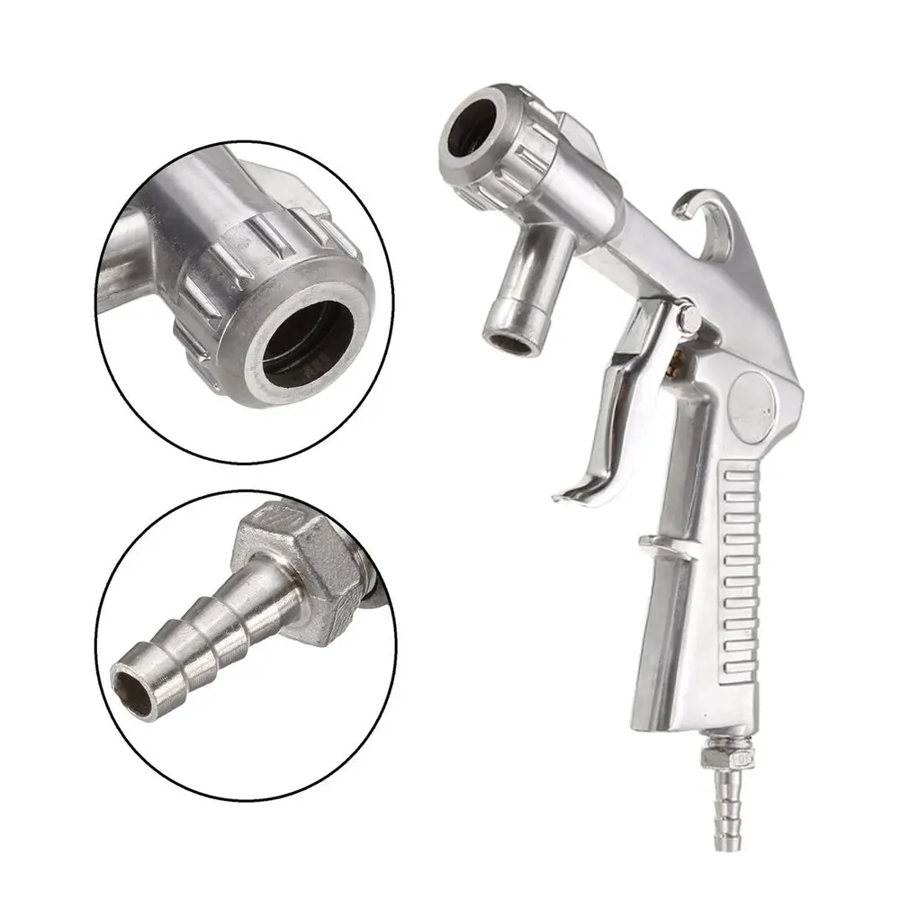 Air Sand Blaster Siphon Feed Blast Gun Sandblasting Gun Set with 4pcs Ceramic Tips for Abrasive Sand Blaster Blasting