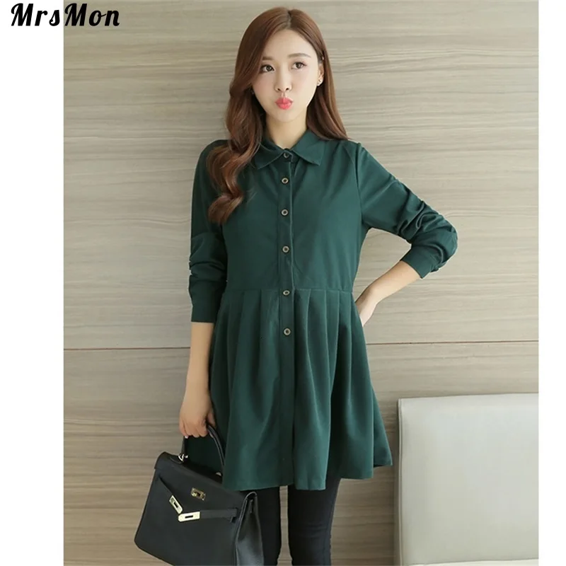 

maternity dresses clothing for pregnant women Dress for breastfeeding pregnant women with open buttons clothes winter Silk dress
