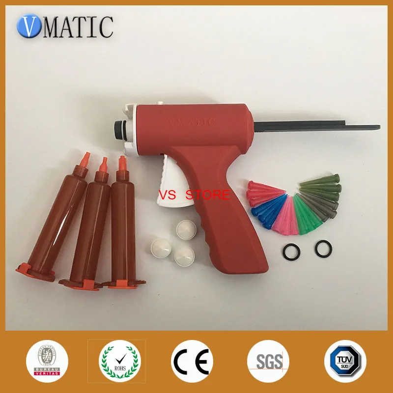 Free Shipping 10 Ml Cc Plastic Glue Adhesive Dispensing Caulking Syringe Gun | Инструменты