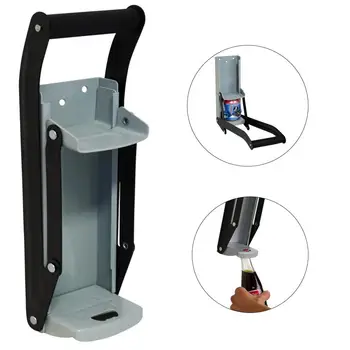 

16 Ounces Beer Can Crusher Wall Mounted Hand Push Soda Cans Bottle Opener Cola Iron Bottle Crushing Recycling Tool Accessory