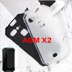 Для AGM X2 чехол для AGM X2 чехол + Защитная пленка для экрана из закаленного стекла для AGM X2 SE