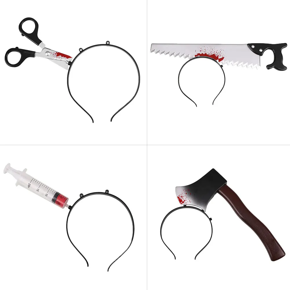 Axe Saw Needle Headband Halloween Designed Hair Band Party Hair Accessories