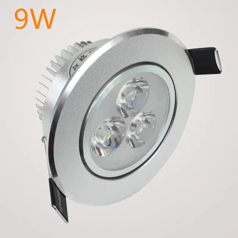 LED Downlight Recessed SOPT 6W 9W 12W 15W 21W 27W 36W AC220V Dimmable