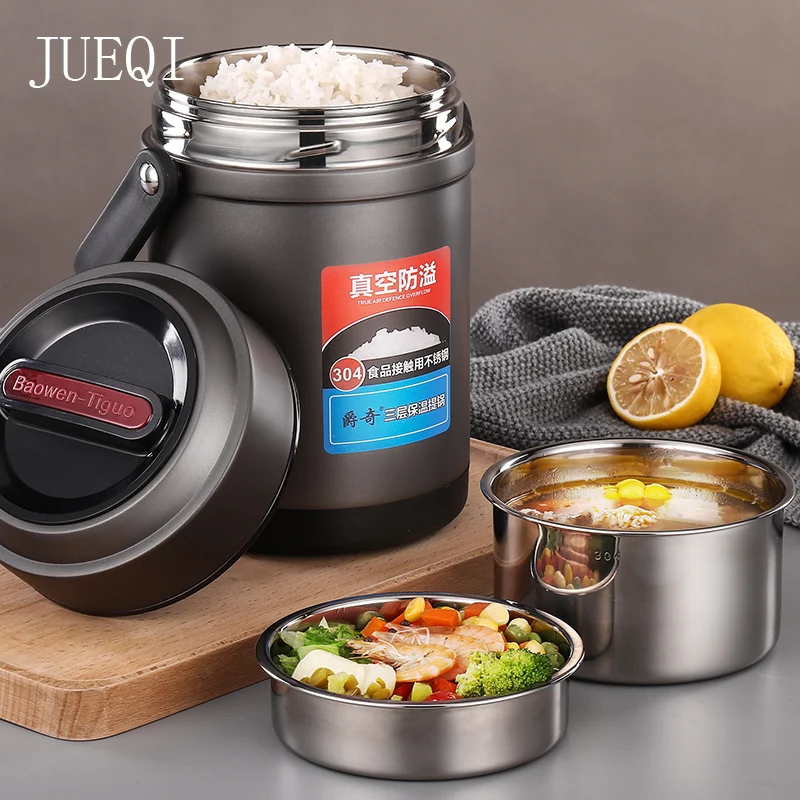 

Stainless Steel Lunch Box For Kids Bento Box With Heating Thermos For Food Lunchbox Heated Container For Food Kitchen Meal Prep