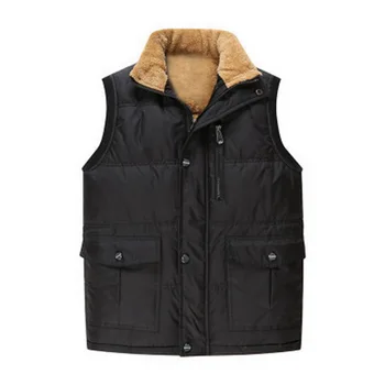 

Men New StylishVest Mens Plus Size Warm Sleeveless Jacket Men Winter Waistcoat Men's Vest Casual Coats 7xl