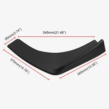 

Universal Fit Front Rear Bumper Lip Splitters Winglets Canards 30x4 Inch 2PC