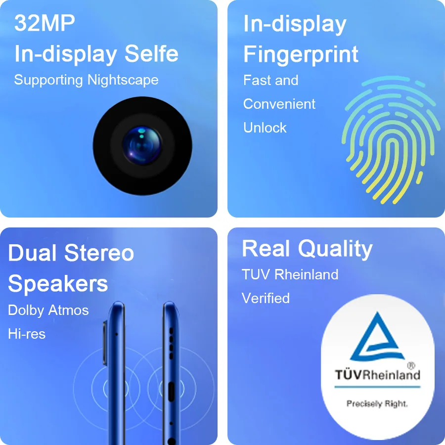 Realme 7 Pro RMX2170 NFC 6 4 ''FHD + 8GB 128GB смартфон 65 Вт SuperDart зарядка 10V/6.5A 64MP Octa Core 4500 мАч