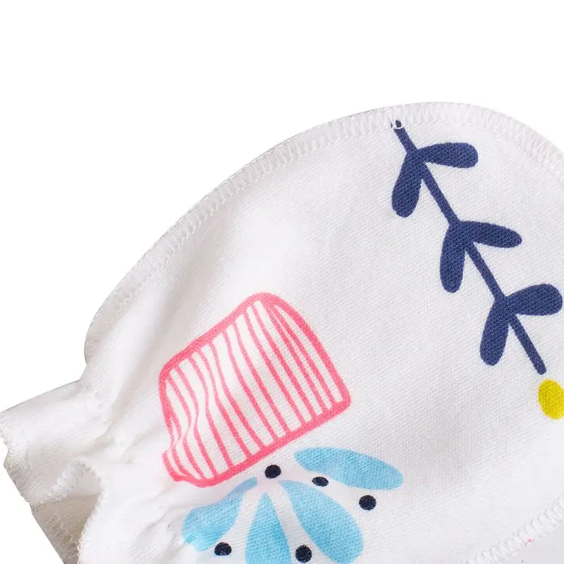 Варежки детские товары детские хлопковые Новорожденные четыре сезона мягкие анти-захватные перчатки(случайный цвет