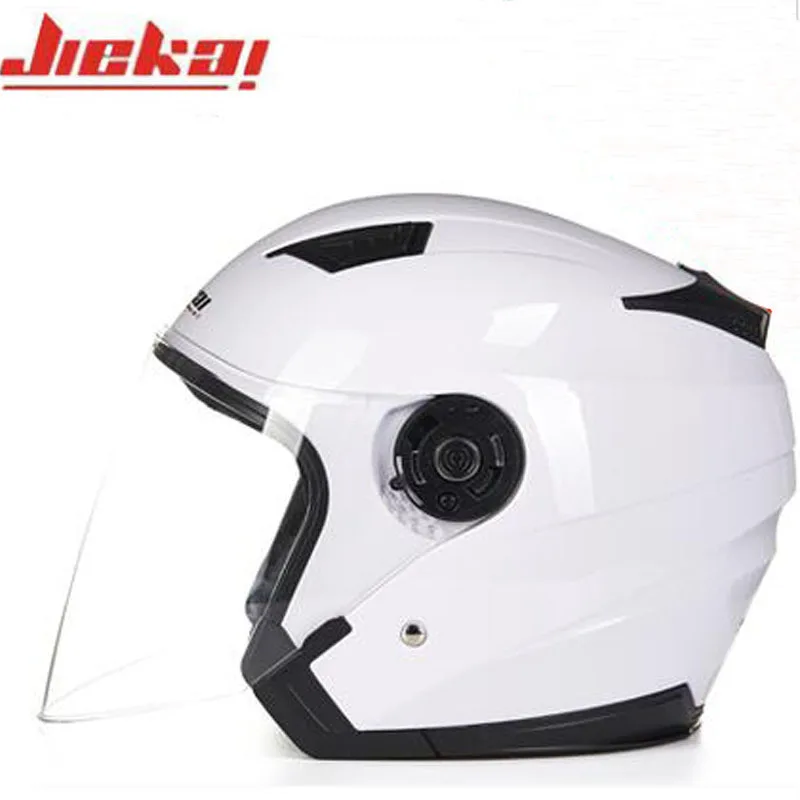 JIEKAI Motorcycle Open Face Helmet capacete para motocicleta cascos with Dual lens Motorbike Scooter Riding | Автомобили и