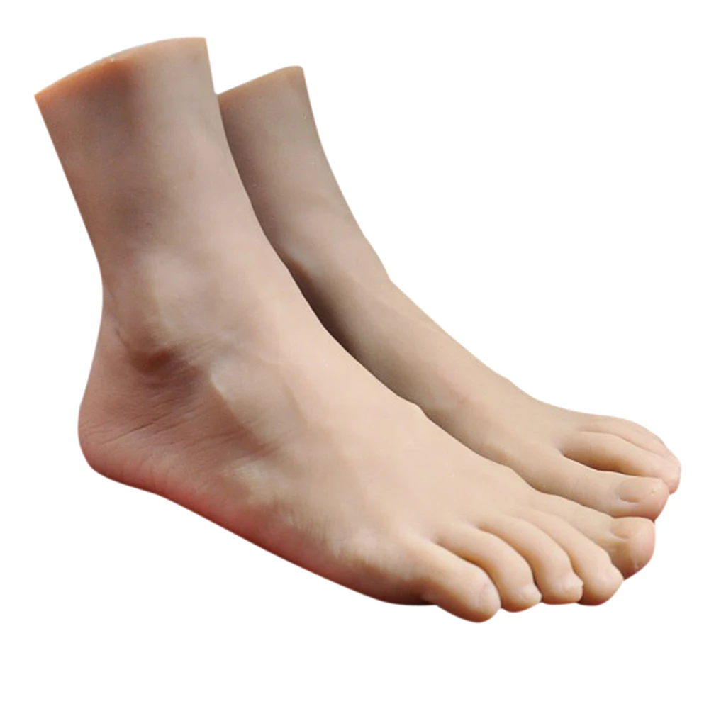 1 Pair Feet Model Male Foot Mannequin for Photography Display Shoes Socks | Красота и здоровье
