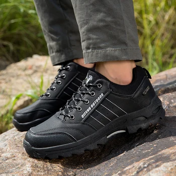

Unisex Winter Magnum Outdoor Hiking Shoes Men Leather Waterproof Climbing Shoes Women Non-slip Wear-resistant Mountain Sneakers